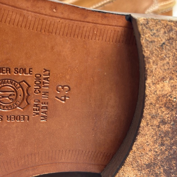 Vintage 90s ALDO  men’s brown tan beige loafers slip-on shoes size 43 10 - Picture 4 of 6